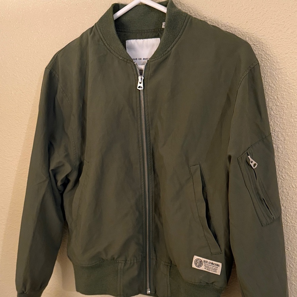 Classic Green Bomber Jacket